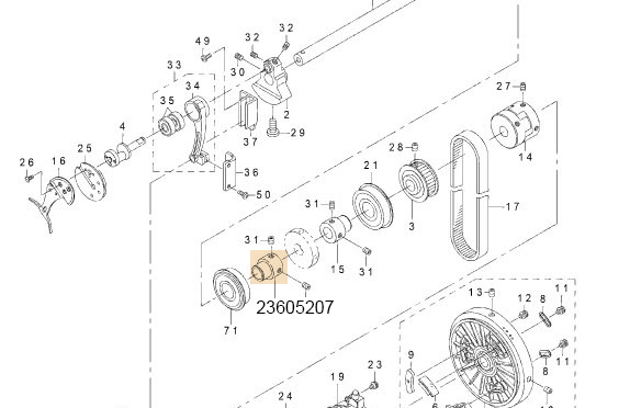 23605207 BEARING SUPPORT