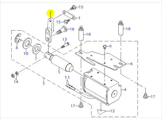 40010307 AUTOMATIC REVERSE FEED ARM