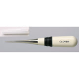 486/W-CLO  Clover Tapered Awl White Plastic