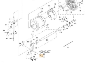 40010297 SUPPORT BASE GUIDE PIN A