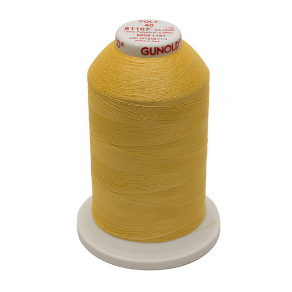 GUNOLD-96061167 POLY 40WT 5,500YDS-MAIZE YELLOW
