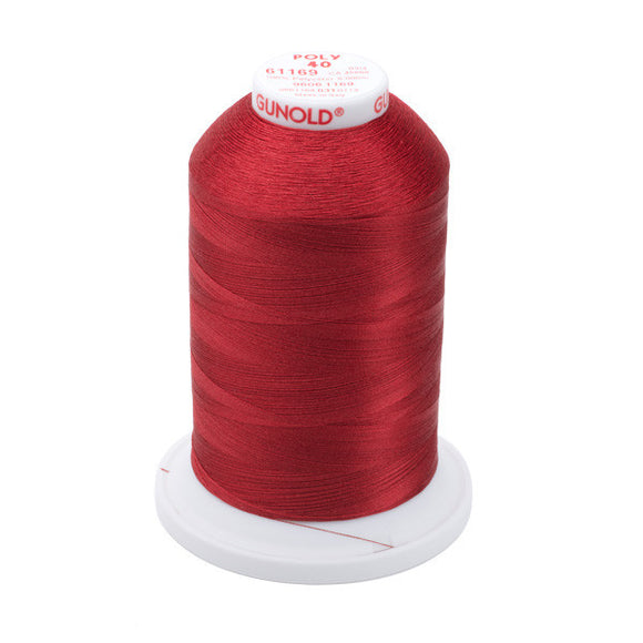 GUNOLD-96061169 POLY 40WT 5,500YDS-BAYBERRY RED