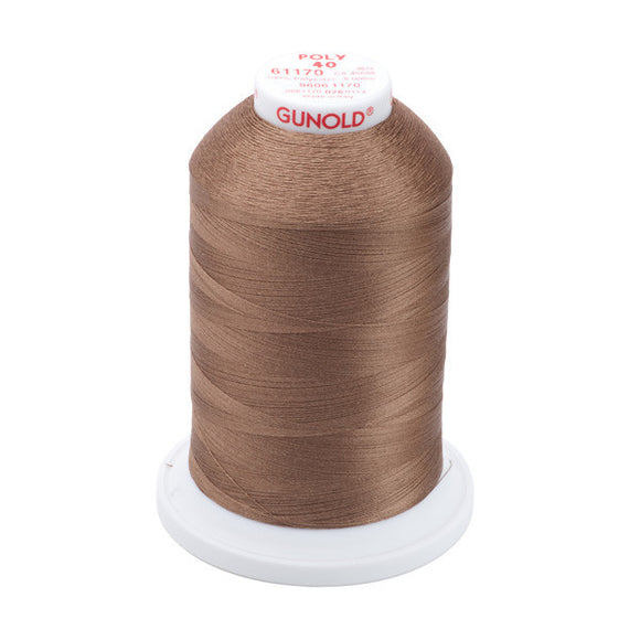 GUNOLD-96061170 POLY 40WT 5,500YDS-LIGHT BOWN