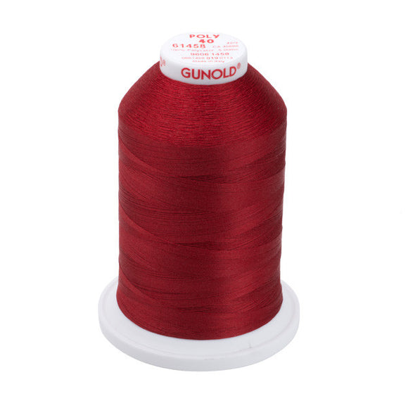 GUNOLD-96061458 POLY 40WT 5,500YDS-RUBY RED