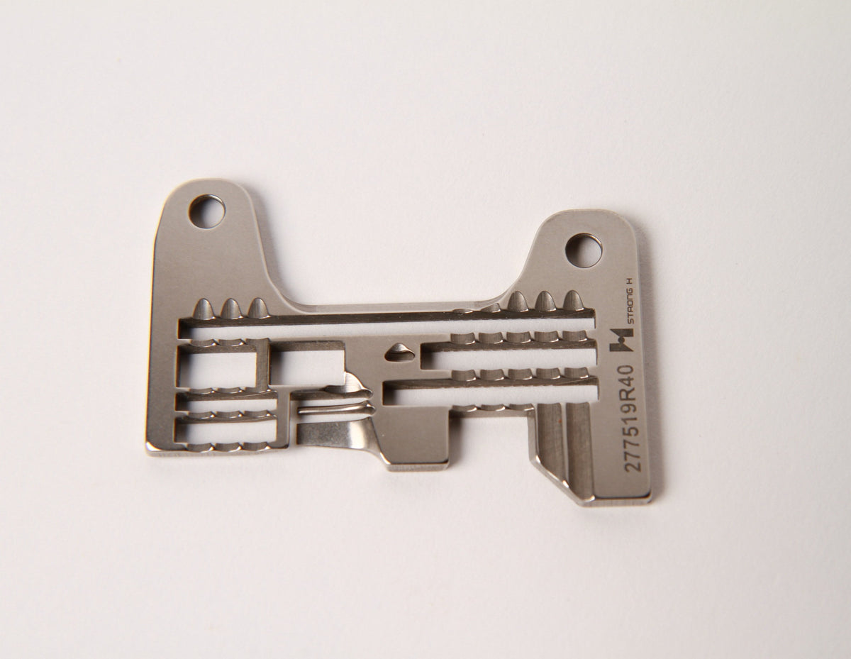 277519R40-G Needle Plate for EX 6 Thread | ABC Sewing Machine