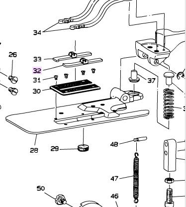 Button Hole Clamp Foots