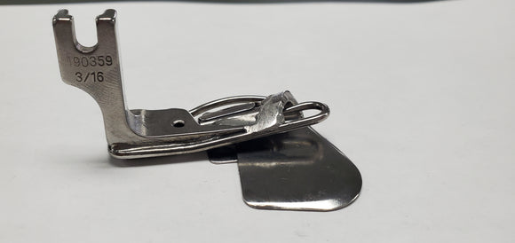 FT-490359-3/16  SPRING HEMMER FOOT TAIWAN 3/16