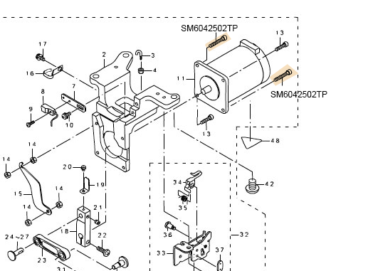 SM6042502TP SCREW M4X0.7 L=25
