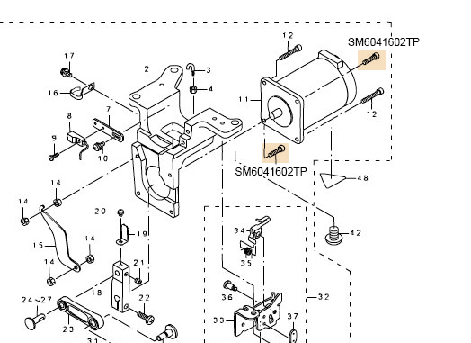SM6041602TP SCREW M4X0.7 L=16