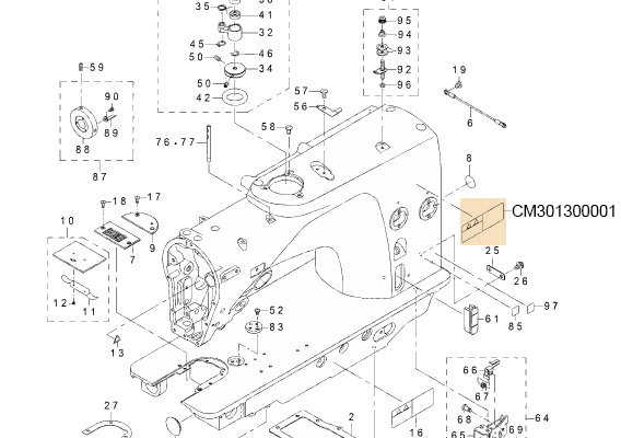 CM301300001 SAFETY LABEL