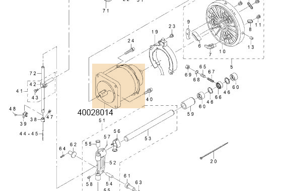 40028014 AC SERVO MOTOR