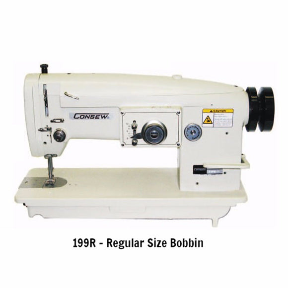 199R Series Consew Single Needle Drop Feed Zig Zag Machine <br><span style=