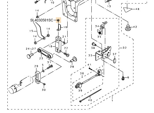 SL4030581SC COMBINATION SCREW M3 X 5