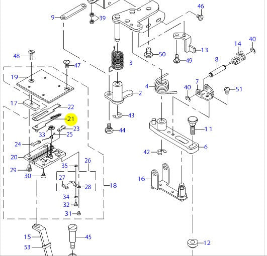 22557557 DRIVING KNIFE ASM.