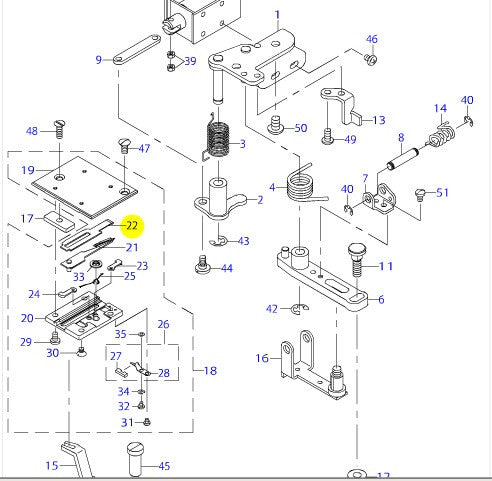 22557706 FIXED KNIFE