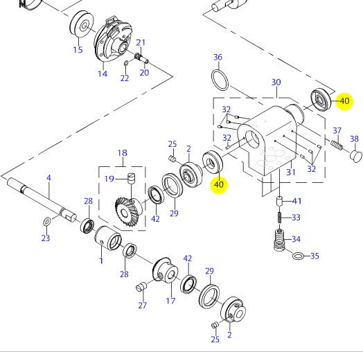22890008 HOOK DRIVING SHAFT OIL SEAL