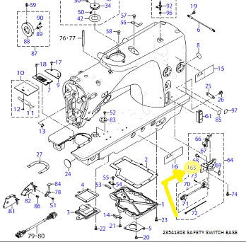 23541303 SAFETY SWITCH BASE