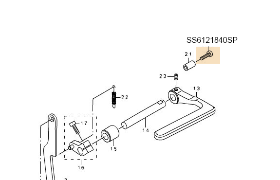 SS6121840SP Screw
