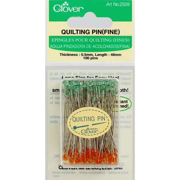 2509-CLO  Clover Quilting Pins (Fine)