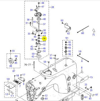 26260802 BTW BEARING SPACER