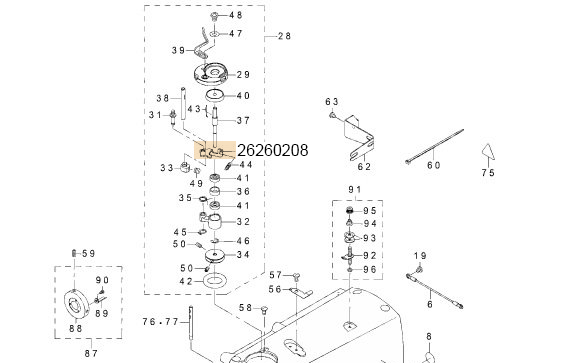 26260208 BTW CAM PLATE