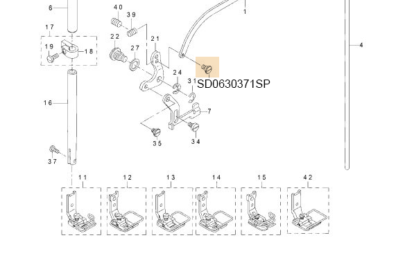SD0630371SP HINGE SCREW