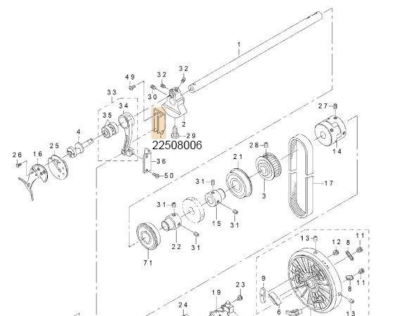 22508006 NEEDLE BAR CONNECTION GUIDE