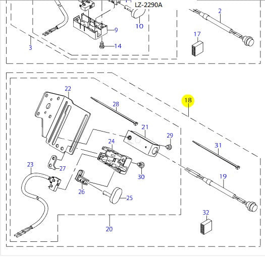 40003573 MANUAL SWITCH BASE COMPL. B