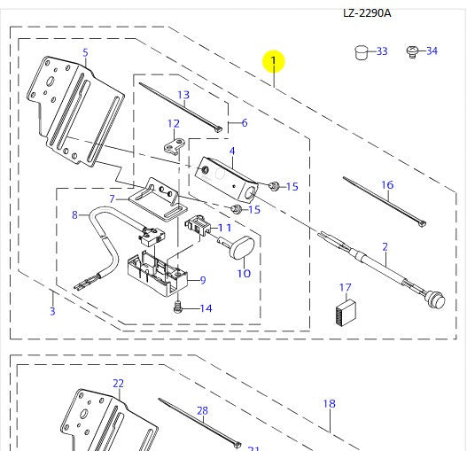 40003574 MANUAL SWITCH BASE COMPL. A