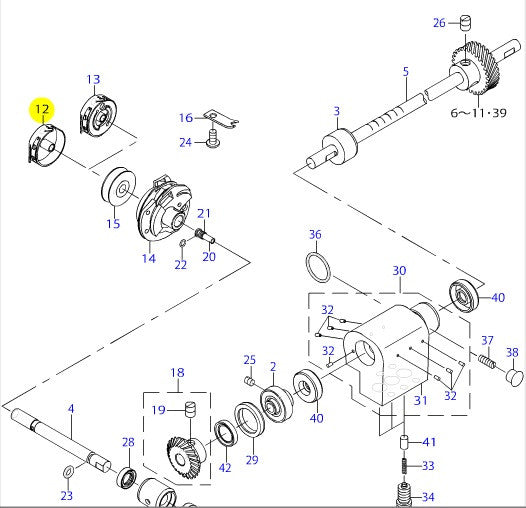 40003599 BOBBIN CASE COMPL.