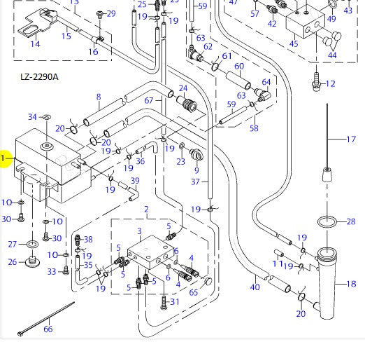 40003629 OIL TANK ASM.