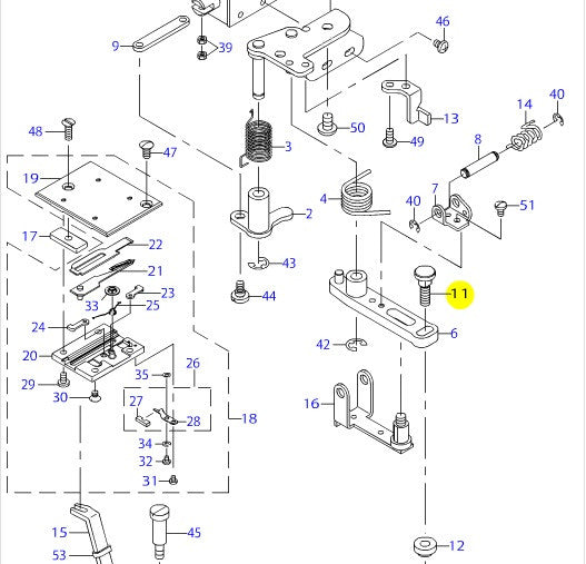 40010295 MOVING KNIFE LINK PIN