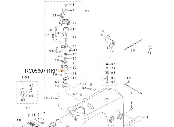 RC0560711KP RETAINING RING