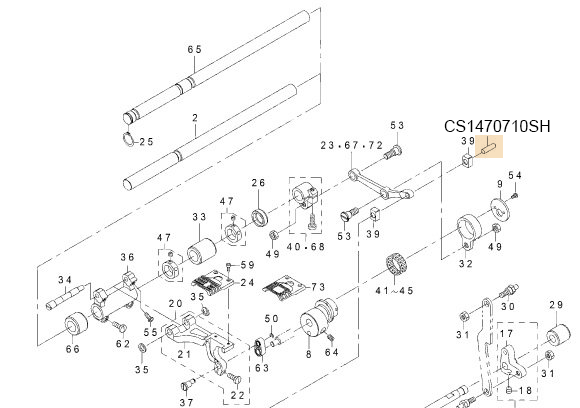 CS1470710SH THRUST COLLAR ASM. D=14.72 W=7