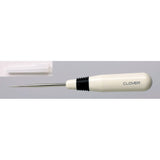485/W-CLO  Clover Straight Awl White Plastic