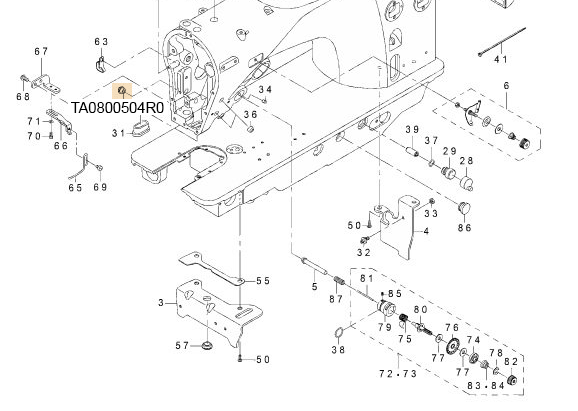 TA0800504R0 PLUG D=8 L=4.5