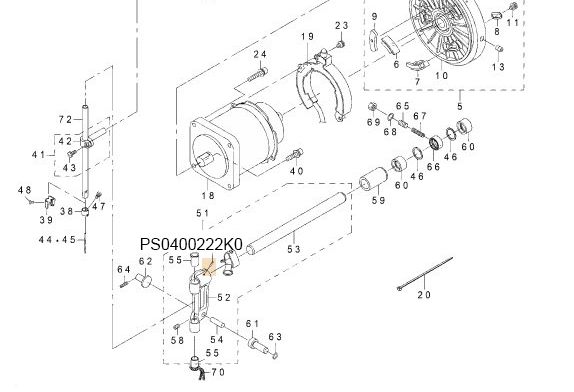 PS0400222K0 SPRING PIN