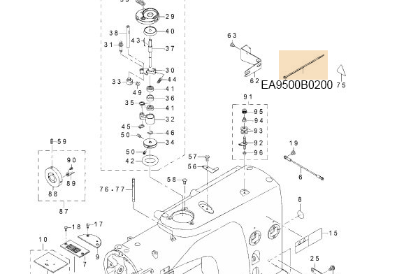 EA9500B0200 CABLE BAND 150