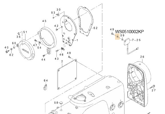 WS0510002KP SPRING WASHER 5.1X9.2X1.3