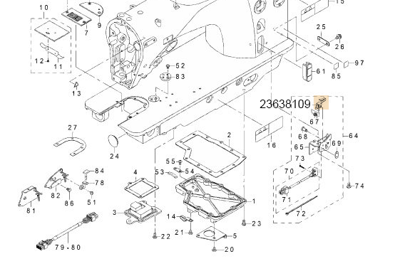 23638109 SAFETY SWITCH ARM