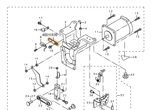 40011839 SENSOR BASE