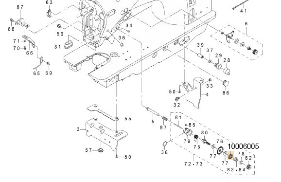 10006005 TENSION DISC HOLDER