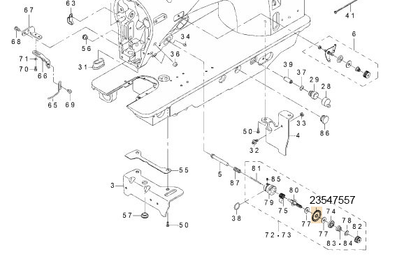 23547557 THREAD TENSION T COMPL.