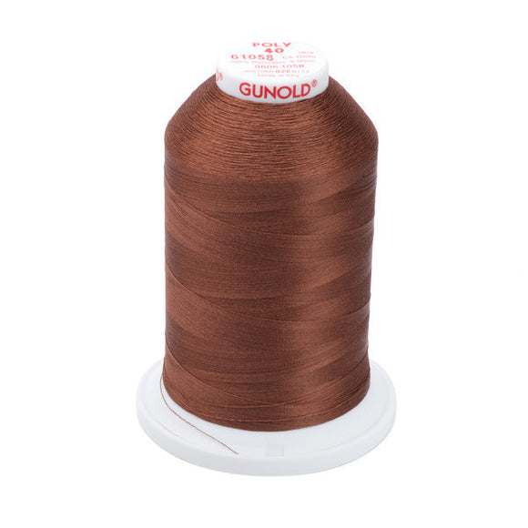 GUNOLD-96061058 POLY 40WT 5,500YDS-TAWNY BROWN