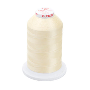 GUNOLD-96061061 POLY 40WT 5,500YDS-PALE YELLOW
