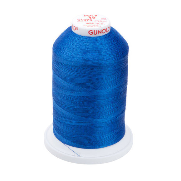 GUNOLD-96061076 POLY 40WT 5,500YDS-ROYAL BLUE