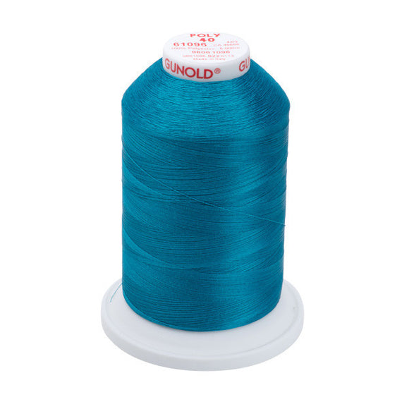 GUNOLD-96061096 POLY 40WT 5,500YDS-DARK TURQUOISE