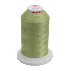 GUNOLD-96061104 POLY 40WT 5,500YDS-PASTEL YELLOW GREEN