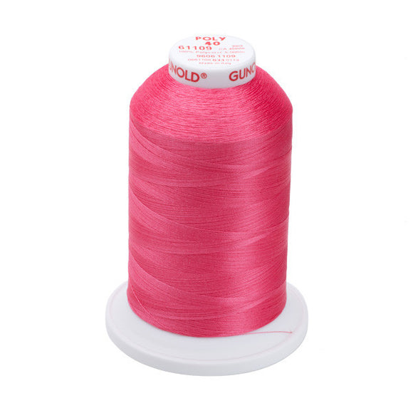 GUNOLD-96061109 POLY 40WT 5,500YDS-HOT PINK