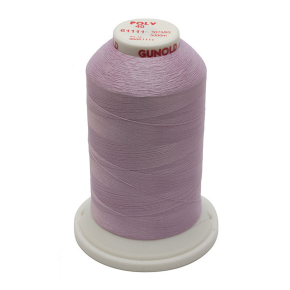 GUNOLD-96061111 POLY 40WT 5,500YDS-PASTEL ORCHID
